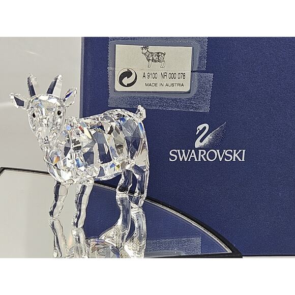 Swarovski Other - Swarovski Crystal Goat #9100 w/ Original Box